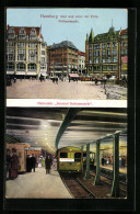 AK Hamburg, U-Bahn-Haltestelle Bahnhof Rathausmarkt  - Subway