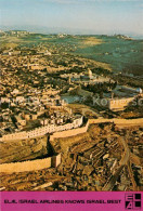 73857371 Jerusalem  Yerushalayim Israel Panorama Werbung Elal Israel Airlines  - Israel