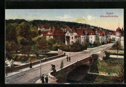 AK Erfurt, Hohenzollernbrücke  - Erfurt