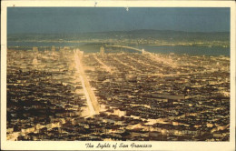 71321609 San_Francisco_California The Lights Of San Francisco Golden Gate Bridge - Autres & Non Classés