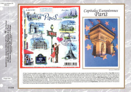 2010 " PARIS / NOTRE DAME .. " Sur Feuillet CEF 1er Jour N°té En Soie N° 2084s. N°YT F4514 Parf état. FDC à Saisir !!! - Documents Of Postal Services