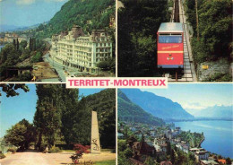 13979050 Territet_Montreux_VD Hotel Denkmal Panorama Alpen Drahtseilbahn - Autres & Non Classés