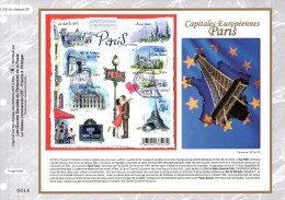 2010 " PARIS / NOTRE DAME DE PARIS... " Sur Feuillet CEF 1er Jour N°té N° 2084 N°YT F4514 Parfai Tétat. FDC à Saisir !!! - Documents Of Postal Services