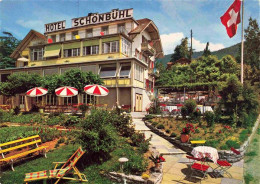 13978921 Hilterfingen_Thunersee_BE Hotel Restaurant Schoenbuehl Garten Terrasse  - Autres & Non Classés