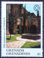 Grenada Gr. 1997 MNH, Monastery Of Popocatepeti In Mexico, UNESCO, Architecture - UNESCO