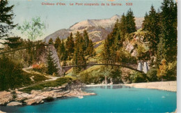 13960453 Chateau-d_Oex_VD Le Pont Suspendu De La Sarine - Altri & Non Classificati