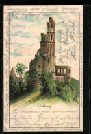 Lithographie Limburg, Blick Auf Die Ruine  - Autres & Non Classés