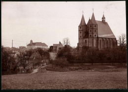 Fotografie Brück & Sohn Meissen, Ansicht Geithain I. Sa., Blick In Den Ort Mit Kirche  - Places