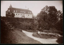 Fotografie Brück & Sohn Meissen, Ansicht Lichtenwalde, Blick Vom Park Auf Das Schloss  - Places