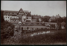 Fotografie Brück & Sohn Meissen, Ansicht Bad Elster, Blick Auf Köhlers Sanatorium, Gartenansicht  - Lieux