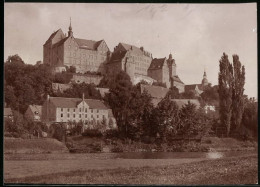 Fotografie Brück & Sohn Meissen, Ansicht Colditz I. Sa., Blick Auf Den Teil Der Stadt Unterm Schloss  - Orte