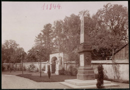 Fotografie Brück & Sohn Meissen, Ansicht Olbernhau, Partie Am Kriegerdenkmal  - Lieux