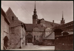 Fotografie Brück & Sohn Meissen, Ansicht Torgau / Elbe, Eingang Zum Schloss Hartenfels  - Lieux