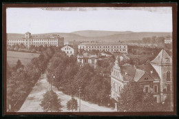 Fotografie Brück & Sohn Meissen, Ansicht Turnau, Ortspartie Mit Blick Zur Kaserne, Spiegelverkehrt  - Orte