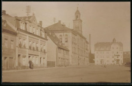 Fotografie Brück & Sohn Meissen, Ansicht Geyer I. Sa., Blick Auf Den Altmarkt Mit Geschäften  - Orte