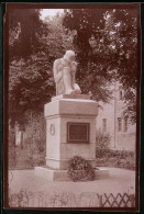 Fotografie Brück & Sohn Meissen, Ansicht Marienberg I. Sa., Denkmal Für Die Im 1. Weltkrieg Gefallenen Offizierssch  - Lieux