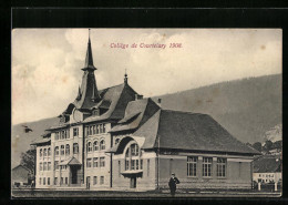 AK Courtelary, College, 1908  - Courtelary