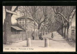 AK Payerne, Promenade Et College  - Payerne