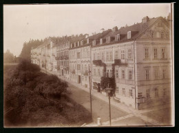 Fotografie Brück & Sohn Meissen, Ansicht Marienbad, Partie An Der Moorlager Strasse Mit Hotel Paradies  - Lieux