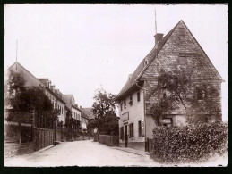 Fotografie Brück & Sohn Meissen, Ansicht Wechselburg, Blick In Die Rochlitzer Strasse Mit Geschäftshaus  - Lieux