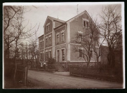 Fotografie Brück & Sohn Meissen, Ansicht Klipphausen, Strassenpartie Am Geschäfsthaus Friedrich Wiegand  - Lieux