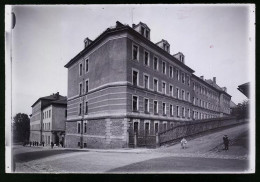 Fotografie Brück & Sohn Meissen, Ansicht Marienberg I. Sa., Kaserne Der Königlich Sächsischen Unteroffizierschule  - Lieux