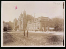 Fotografie Brück & Sohn Meissen, Ansicht Budapest, Partie Am Westbahnhof Mit Strassenbahn  - Lieux