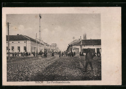 AK Nisch, Partie In Der Zar-Ferdinandstrasse  - Serbia