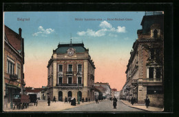 AK Belgrad, Strasse Fürst-Michael-Gasse Mit Passanten  - Serbie