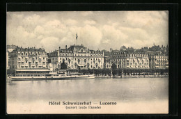 AK Lucerne, Hôtel Schweizerhof  - Autres & Non Classés