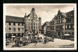 AK Memmingen, Marktplatz Mit Rathaus  - Memmingen