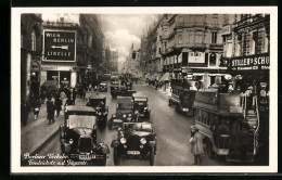 AK Berlin, Berliner Verkehr, Friedrichstrasse A. D. Jägerstrasse, Autos  - Mitte