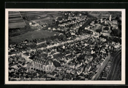 AK Friedberg I. Hessen, Fliegeraufnahme Des Ortes  - Friedberg