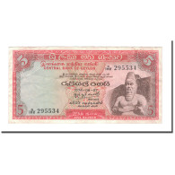 Billet, Ceylon, 5 Rupees, 1974, 1974-08-27, KM:73b, TB - Sri Lanka