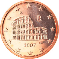 Italie, 5 Euro Cent, 2007, Rome, FDC, Copper Plated Steel, KM:212 - Italia