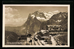 AK Kleine Scheidegg, Ortsansicht Mit Wetterhorn  - Autres & Non Classés