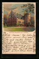 Künstler-AK Coburg, Schloss Rosenau  - Coburg