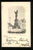 AK Freiburg I. B., Das Siegesdenkmal  - Freiburg I. Br.