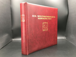 Lindner (XIX. Weltpostkongress Hamburg 1984) Ringbinder Rot 1102y Neuwertig ( - Encuadernaciones Solas