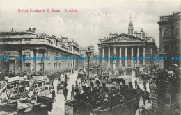 R647887 London. Royal Exchange And Bank - Andere & Zonder Classificatie