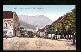 AK Rottenmann, Untere Hauptstrasse Mit Gasthaus Zur Post  - Sonstige & Ohne Zuordnung