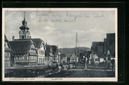 AK Friesenheim Bei Lahr, Ansicht Der Hauptstrasse  - Lahr