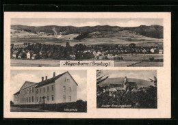 AK Negenborn /Brschwg., Volksschule, Kloster Amelungsborn  - Autres & Non Classés