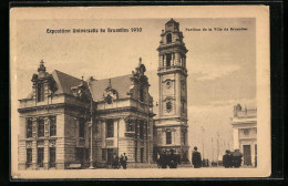AK Bruxelles, Expostion Universelle De Bruxelles 1910, Pavillon De La Ville De Bruxelles  - Exposiciones