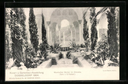 AK Düsseldorf, Kunst- Und Gartenbau-Ausstellung 1904, Maurischer Garten Im Diorama  - Esposizioni