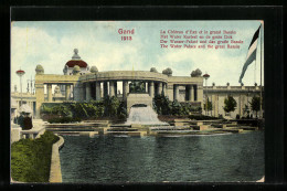 AK Gand, Expostition Internationale Universelle De Gand 1913, La Château D`Eau Et Le Grand Bassin  - Tentoonstellingen