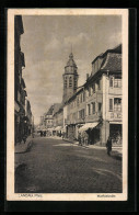 AK Landau /Pfalz, Marktstrasse Mit Passanten  - Landau