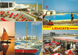 LEUCATE PORT LEUCATE AUDE - CAFE L AMIRAL, PISCINE, PORT, VOILIERS... FLAMME DE LA VILLE 1979 - ED AUDUMARES PERPIGNAN - Leucate