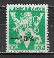 724s**  Lion Héraldique Surchargé -10% - Bonne Valeur - MNH** - LOOK!!!! - 1946 -10%