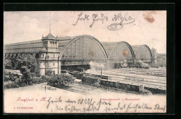 AK Frankfurt A. M., Hauptbahnhof Rückansicht  - Frankfurt A. Main